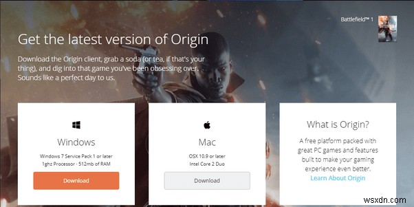 Windows 10에서 Origin 클라이언트 로드 문제 수정