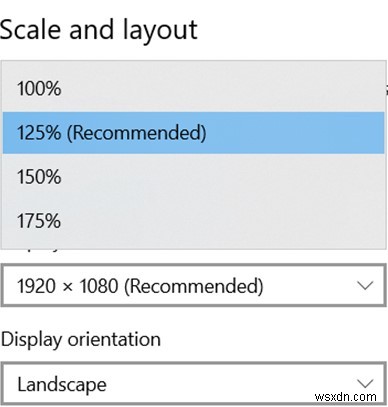 Windows 10 컴퓨터 화면에서 수평/수직선을 수정하는 방법