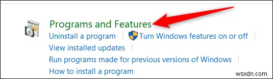 Windows 10에서 손상된 프로그램을 복구하거나 제거하는 방법