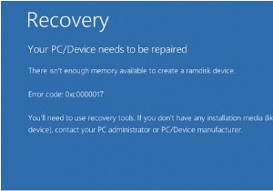 Windows 10 오류 코드 0xc0000017(블루스크린) 해결 방법 총정리