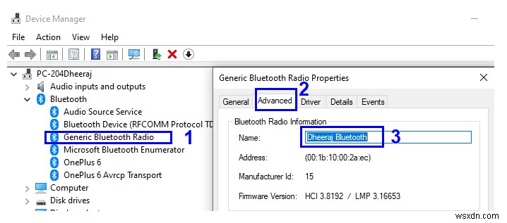 Windows 10 PC에서 Bluetooth 이름을 변경하는 방법