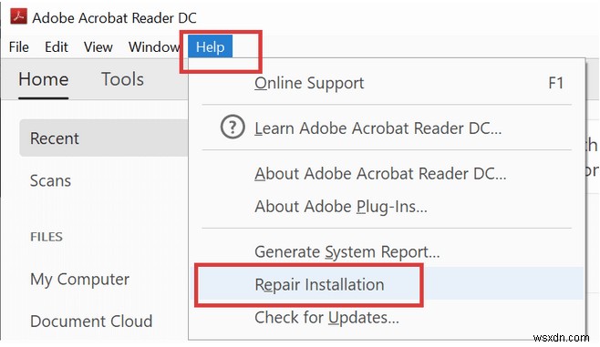 Adobe Reader에 프린터가 표시되지 않습니까? 해결 방법(Windows 10)