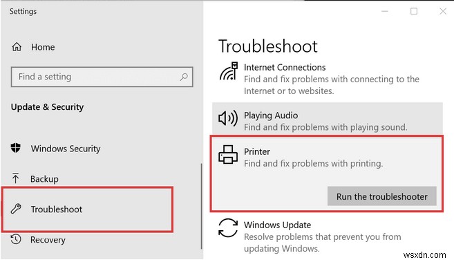 Adobe Reader에 프린터가 표시되지 않습니까? 해결 방법(Windows 10)