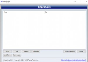 Windows 10에서 SharpKeys를 사용하여 키보드를 다시 매핑하는 방법은 무엇입니까?