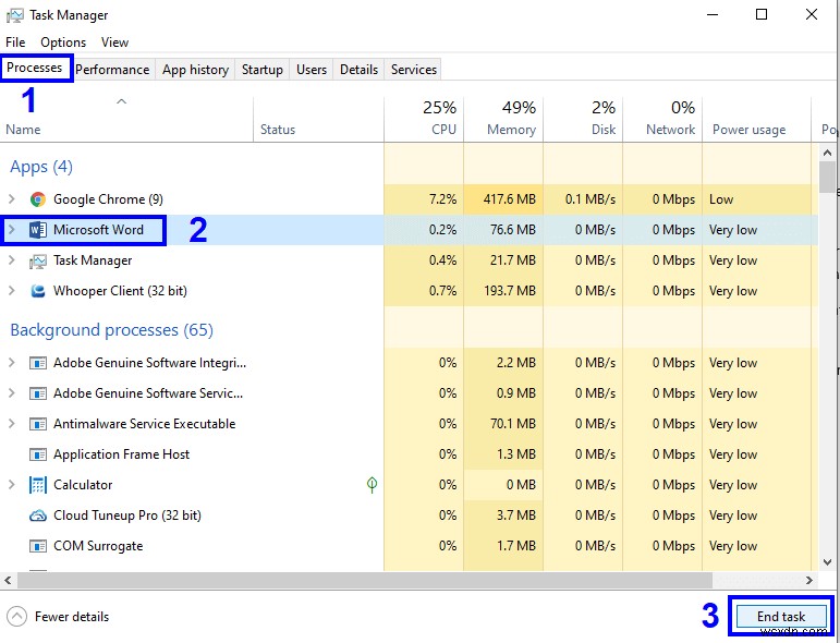 Windows 10에서  파일이 다른 프로그램에서 열려 있음  오류를 해결하는 빠른 단계