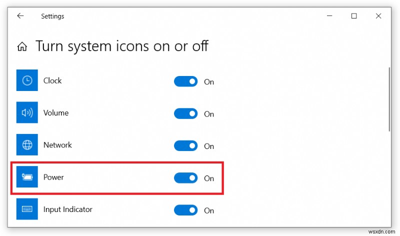 Windows 10에서 누락된 배터리 아이콘을 복원하는 방법은 무엇입니까?