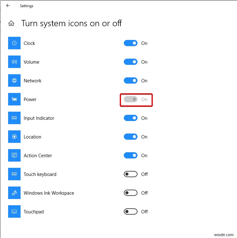 Windows 10에서 누락된 배터리 아이콘을 복원하는 방법은 무엇입니까?