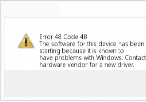 Windows 10에서  이 장치에 대한 소프트웨어가 차단되었습니다  오류 해결 방법(코드 48)