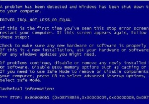 Windows 10 DRIVER_IRQL_NOT_LESS_OR_EQUAL(0x000000D1) 블루스크린 오류 해결 방법