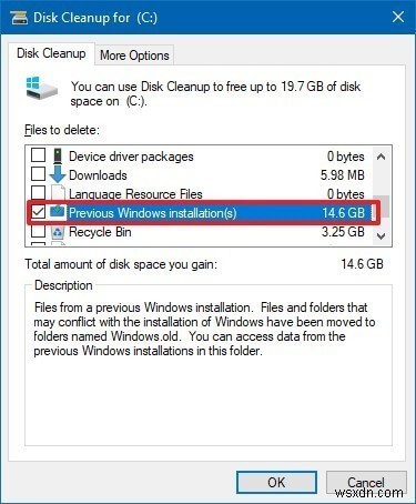 Windows 10 업그레이드 후 디스크 공간이 부족합니까? 수정 방법은 다음과 같습니다!