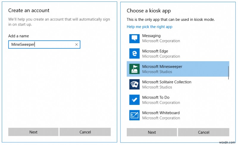 Windows 10에서 키오스크 모드를 활성화하는 방법