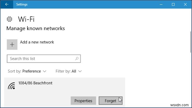 Windows 10에서 저장된 WiFi 네트워크를 빠르게 삭제하는 3가지 방법