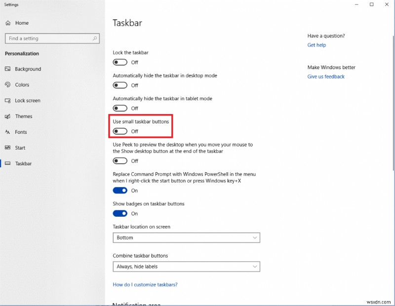 Windows 10 작업 표시줄을 사용자 지정하는 방법
