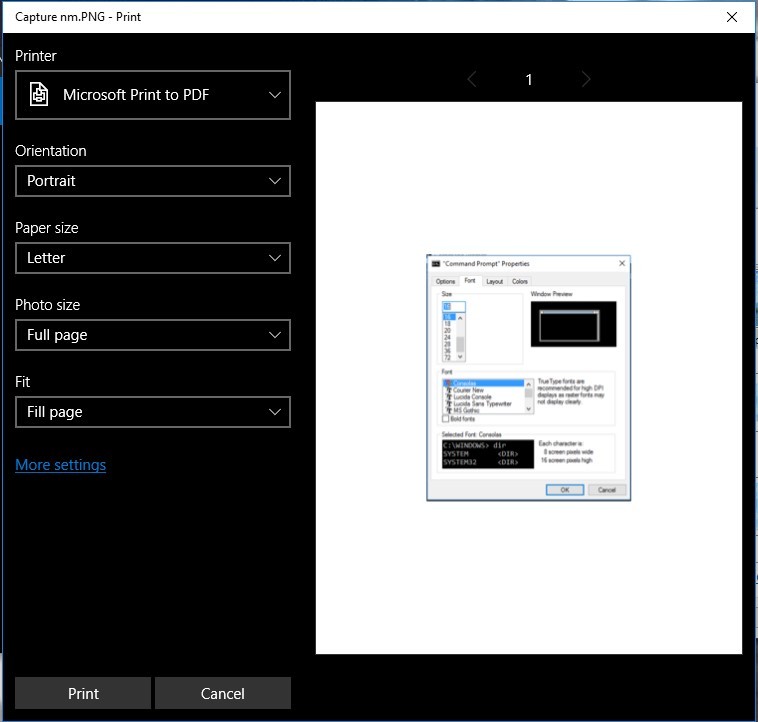 Windows 10에서 이미지를 PDF로 변환하는 트릭