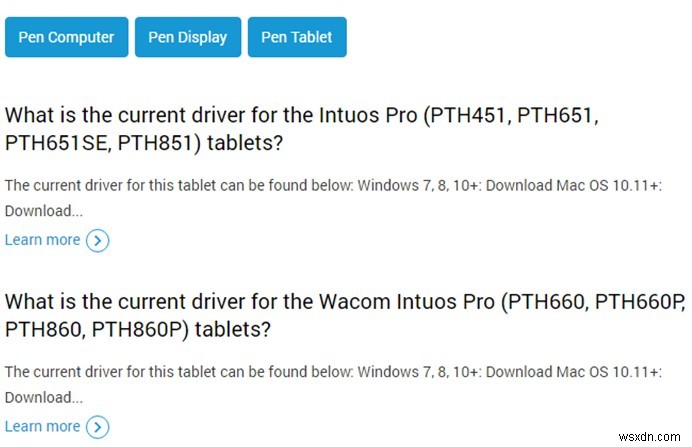Windows 10에서 Wacom Intuos Pro 드라이버를 다운로드하는 방법