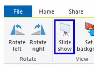 Windows 10에서 사진을 슬라이드쇼로 보는 방법은 무엇입니까?