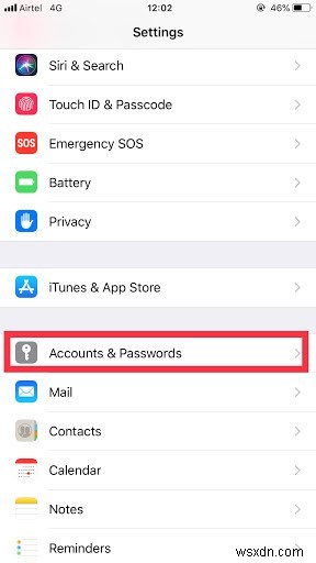 iPhone(iOS 12)에서 신용 카드 및 저장된 비밀번호를 보는 방법