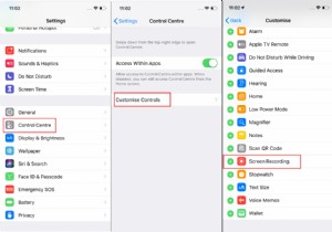 iPhone XR에서 녹화를 스크린하는 방법