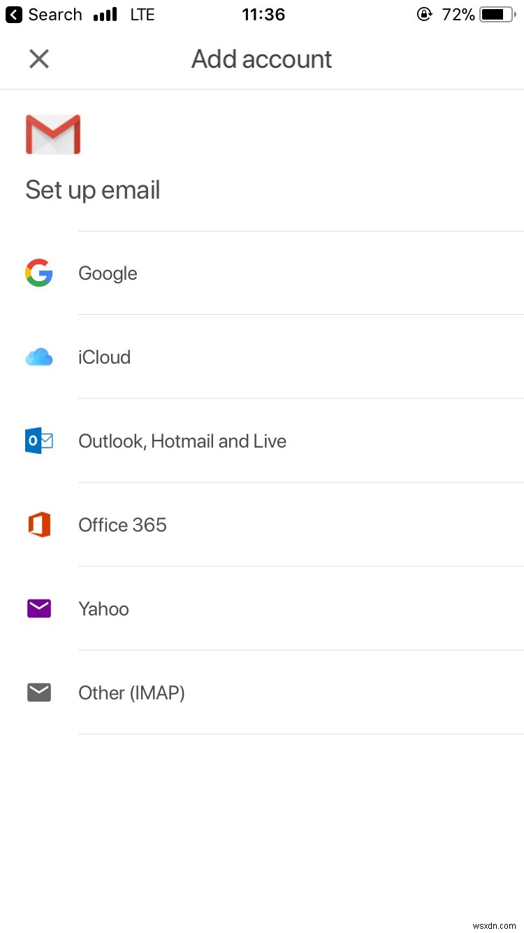 iPhone 또는 iPad의 Gmail 앱에 다른 이메일 계정을 추가하는 방법
