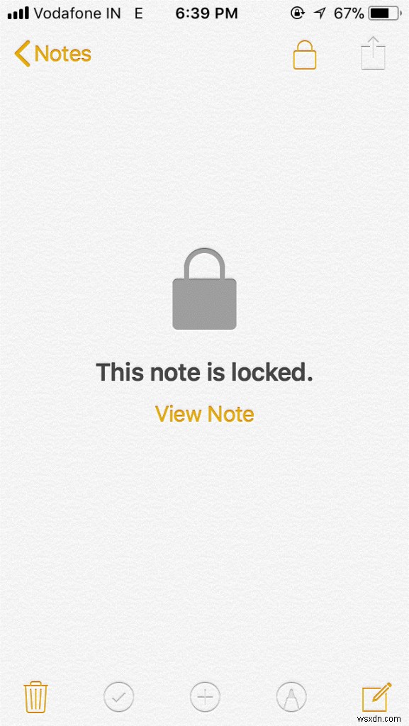 iPhone의 메모 앱에서 비밀번호를 설정하는 방법