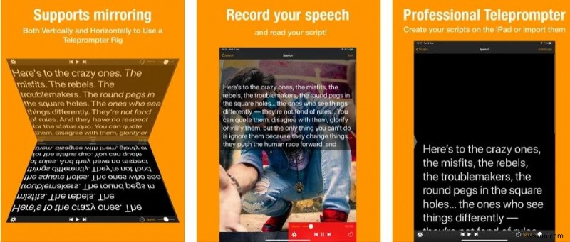 2022년 최고의 iPad 및 iPhone 텔레프롬프터 앱