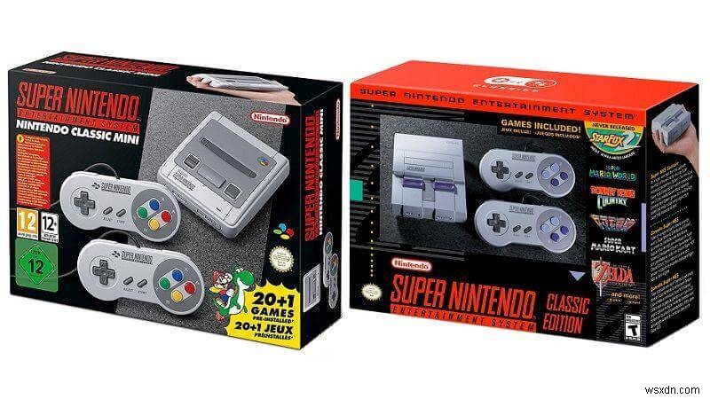 SNES 클래식 에디션:상자 속의 90년대 향수