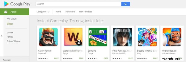 Google Play 인스턴트:Android 게이머에게 일어날 수 있는 최고의 일