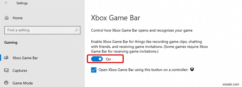 Windows 10에서 Xbox Game Bar를 비활성화하는 방법은 무엇입니까?