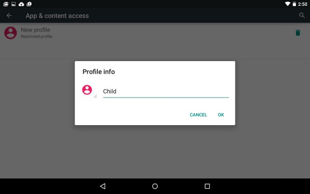 Android 태블릿에서 자녀 보호를 위해 제한된 프로필을 사용하는 방법