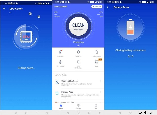 [2022]속도 향상 및 성능 향상을 위한 최고의 무료 Android 클리너 앱 15개