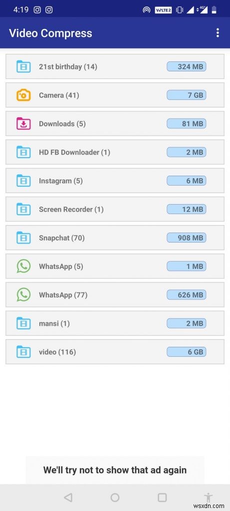 파일 크기를 줄이는 최고의 Android 동영상 압축기 앱 10개(2022년판)