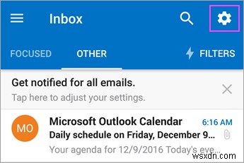 Android용 Outlook 앱에서 이메일을 설정하는 방법