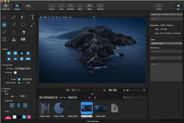 Capto 리뷰:Mac용 최고의 스크린 및 비디오 레코더 앱