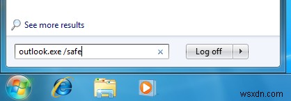 안전 모드에서 Outlook을 시작하는 방법