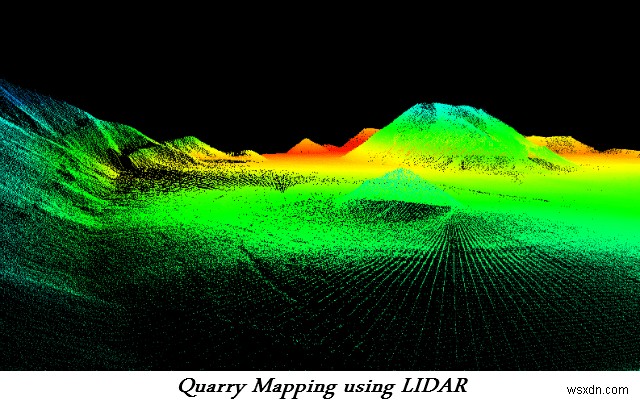 LIDAR 기술의 응용