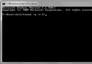 Windows 7에서 명령 프롬프트(CMD)로 USB 메모리 포맷하는 방법