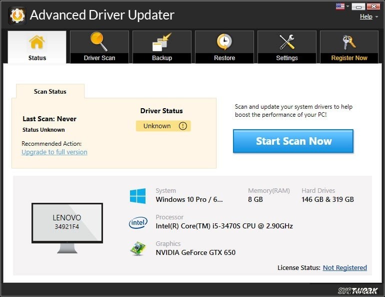 Advanced Driver Updater 검토