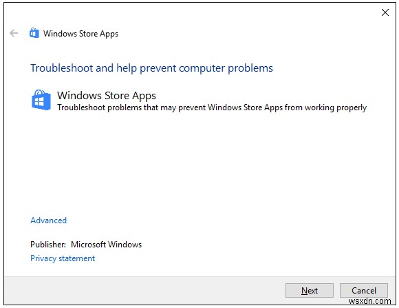 Windows 10 스토어 문제 해결 방법