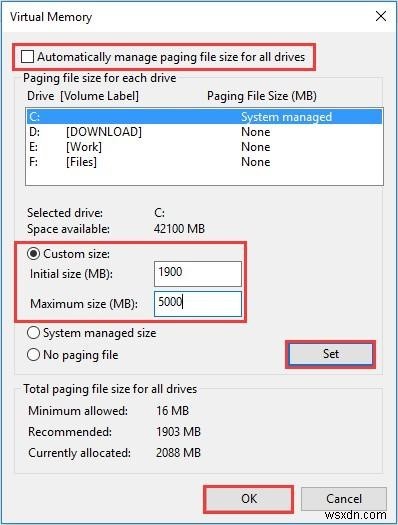 Windows 10에서 디스크 사용량을 100% 수정하는 5가지 팁