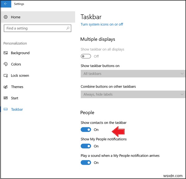 Windows 10에서 피플 바를 사용하는 방법