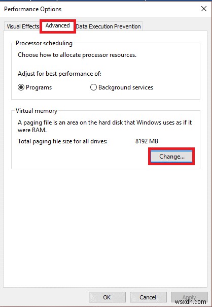 Windows 10에서  컴퓨터의 메모리가 부족합니다  문제를 해결하는 방법은 무엇입니까?