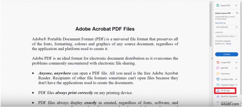 PDF 디지털 서명에 서명하는 방법