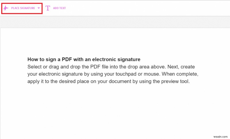 PDF 디지털 서명에 서명하는 방법