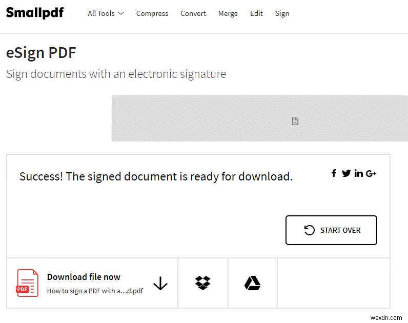 PDF 디지털 서명에 서명하는 방법