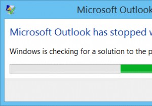 Microsoft Outlook의 작동 중지 오류 수정