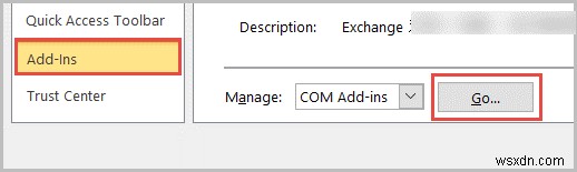 Microsoft Outlook의 작동 중지 오류 수정