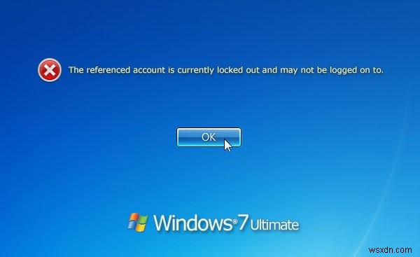 Windows 7 관리자 계정이 잠겨 있을 때 수행할 작업