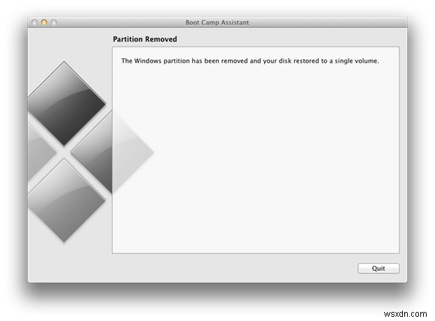 Mac에서 Windows Boot Camp 파티션을 제거하는 방법