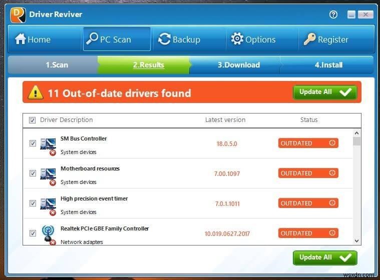 Driver Reviver:PC 활성화