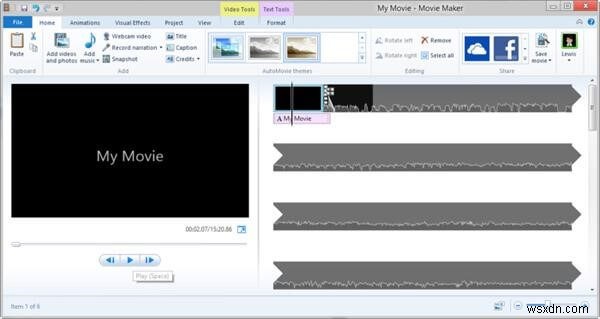 Windows Movie Maker를 마스터하기 위한 몇 가지 기본 팁과 요령